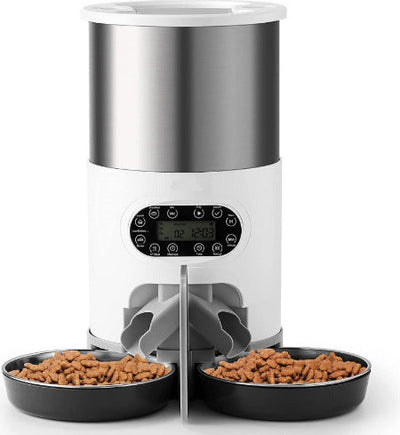 New Stainless Steel Feeder Double Feed