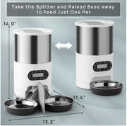 New Stainless Steel Feeder Double Feed